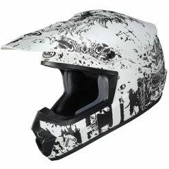 Cross Enduro Kinderhelm MOto HJC CL-XY II CREEPER MC10SF Mattweiß