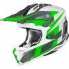 Cross Enduro Motorradhelm HJC I50 Argos MC4 Weiß Grün