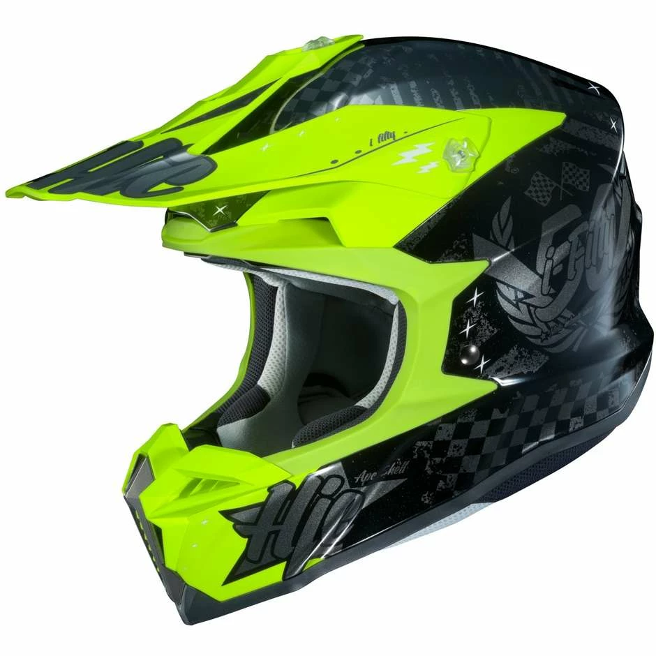 Cross Enduro Motorradhelm HJC I50 ARTAX MC4H Schwarz Gelb Fluo 3 Cross Enduro Motorradhelm HJC I50 ARTAX MC4H Schwarz Gelb Fluo