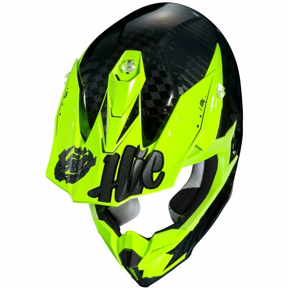 Cross Enduro Motorradhelm HJC I50 ARTAX MC4H Schwarz Gelb Fluo 4 Cross Enduro Motorradhelm HJC I50 ARTAX MC4H Schwarz Gelb Fluo – Bild 2