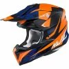 Cross Enduro Motorradhelm HJC I50 Tona MC7SF Orange Blau