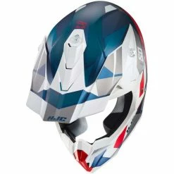 Cross Enduro Motorradhelm HJC I50 VANISH MC21SF Weiß Blau Rot Matt -Hjc Store cross enduro motorradhelm hjc i50 vanish mc21sf weiss blau rot matt 138465