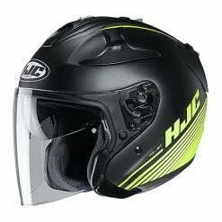 Doppelvisier Faserhelm HJC FG-JET PATON MC4hSF Matt Schwarz Gelb Fluo