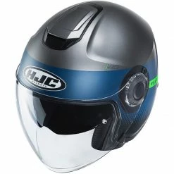 Doppelvisier Jet Helm HJC I40 UNOVA MC4HSF Grau Blau -Hjc Store doppelvisier jet helm hjc i40 unova mc4hsf grau blau 103026