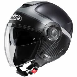 Doppelvisier-Jet-Helm HJC I40 WIROX MC5SF Anthrazitschwarz