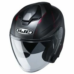 Doppelvisier Motorradhelm Jet HJC I30 SLIGHT MC1SF Schwarz Rot Matt -Hjc Store doppelvisier motorradhelm jet hjc i30 slight mc1sf schwarz rot matt 105604