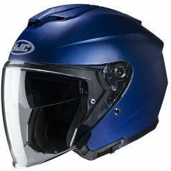 Doppelvisier Motorradhelm Jet HJC I30 UNI Semi Matt Metallic Blue