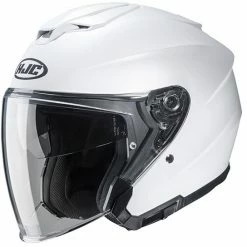 Doppelvisier Motorradhelm Jet HJC I30 UNI Semi Matt Weiß