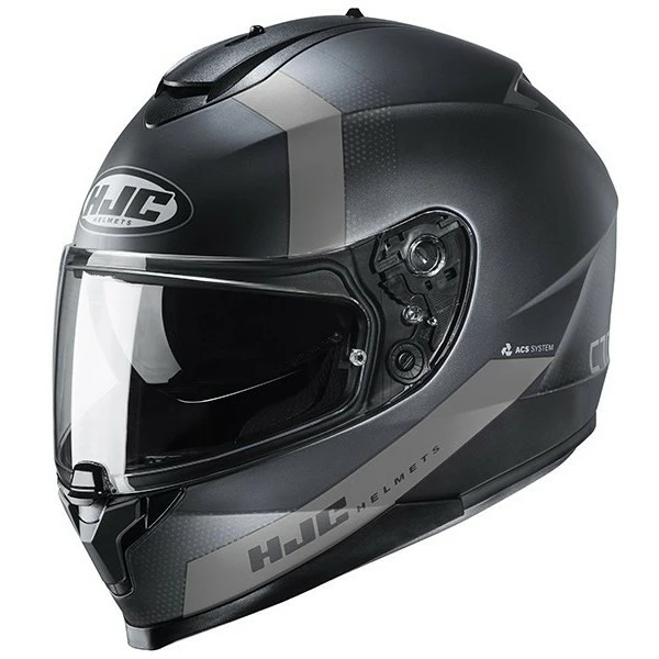 Full Face Doppelvisier Motorradhelm HJC C70 EURA MC5SF Schwarz Matt Grau 3 Full Face Doppelvisier Motorradhelm HJC C70 EURA MC5SF Schwarz Matt Grau