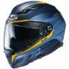 Full Face Fiberglas Helm Doppelvisier HJC F70 FERON MC2SF Blau Gelb Opak -Hjc Store full face fiberglas helm doppelvisier hjc f70 feron mc2sf blau gelb opak 84938