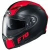 Full Face Fiberglas Helm Doppelvisier Motorrad HJC F70 MAGO MC1SF Matt Schwarz Rot Glänzend -Hjc Store full face fiberglas helm doppelvisier motorrad hjc f70 mago mc1sf matt schwarz rot glaenzend 84914