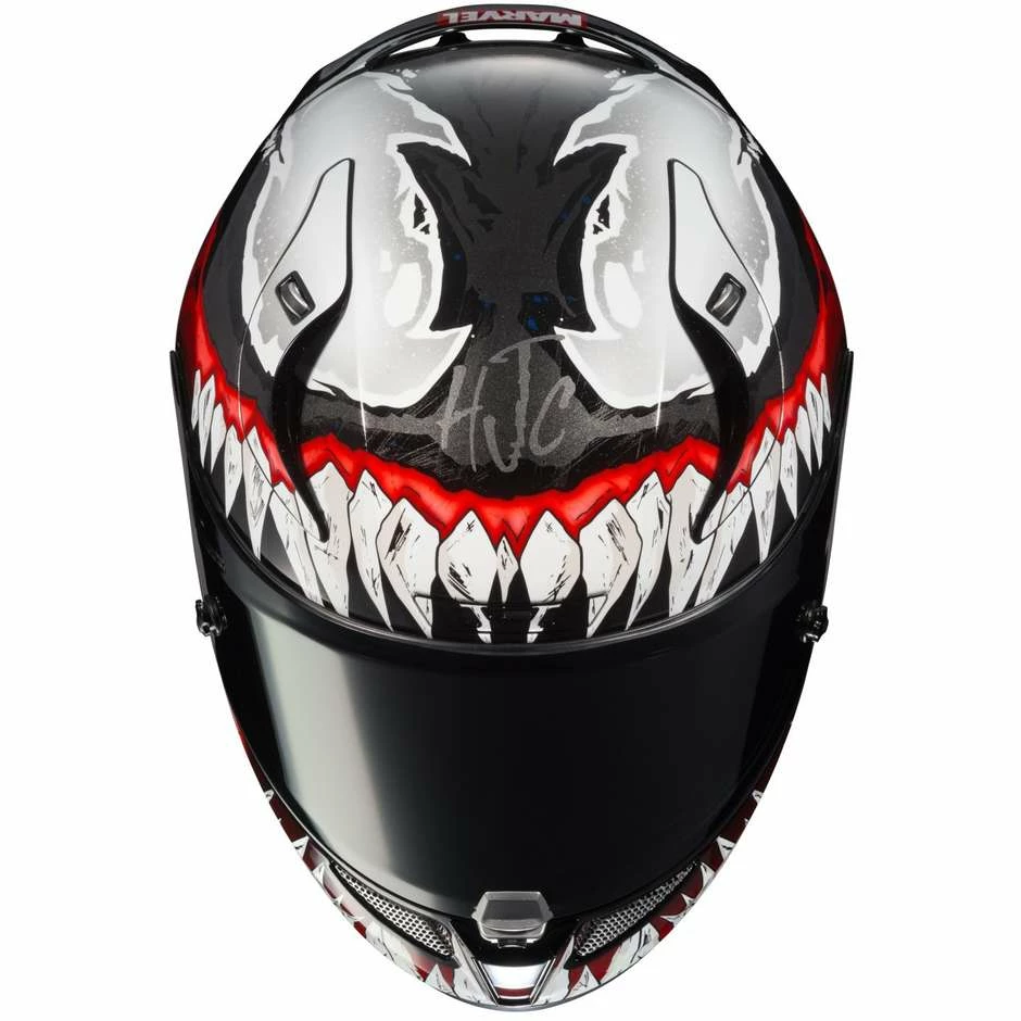 Full Face Motorradhelm HJC Fiber RPHA 11 Marvel VENOM 2 MC1 Schwarz Rot 5 Full Face Motorradhelm HJC Fiber RPHA 11 Marvel VENOM 2 MC1 Schwarz Rot – Bild 3