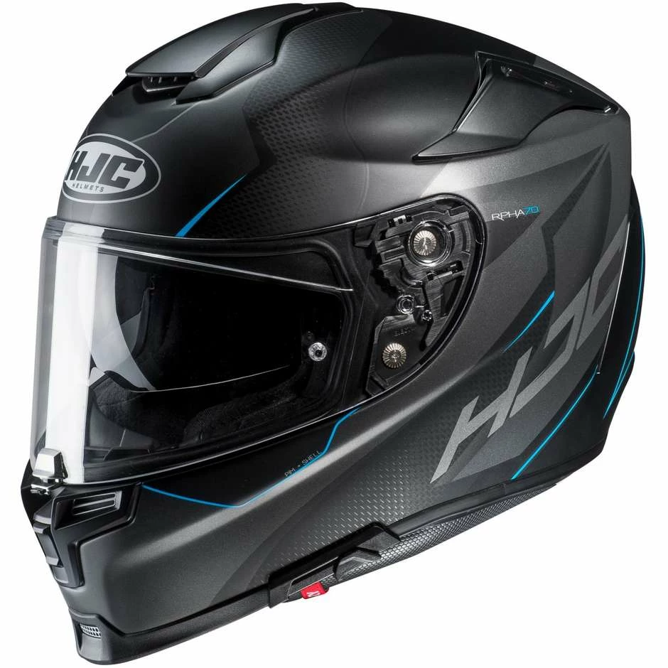 HJC Helm Moto Integral RPHA 70 GADIVO MC2SF Matt Schwarz Blau 3 HJC Helm Moto Integral RPHA 70 GADIVO MC2SF Matt Schwarz Blau