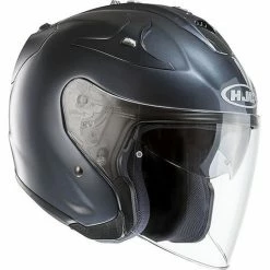 Hjc Motorradhelm Jet Fiber Silber Anthrazit FG-JET