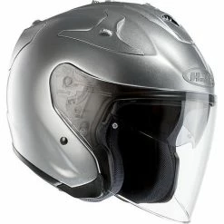 Hjc Motorradhelm Jet Fiber Silber FG-JET