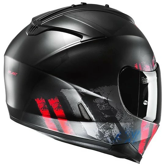 Integral Motorrad-Sturzhelm HJC IS-17 Shapy MC1SF Schwarz Rot 4 Integral Motorrad-Sturzhelm HJC IS-17 Shapy MC1SF Schwarz Rot – Bild 2