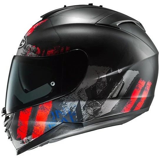 Integral Motorrad-Sturzhelm HJC IS-17 Shapy MC1SF Schwarz Rot 5 Integral Motorrad-Sturzhelm HJC IS-17 Shapy MC1SF Schwarz Rot – Bild 3