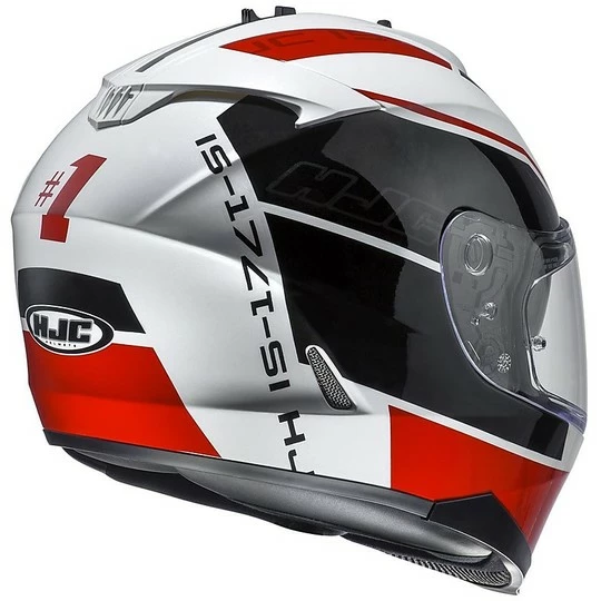 Integral Motorrad-Sturzhelm HJC IS17 Doppel Visor Tridents MC-4-Schwarz-Grün 4 Integral Motorrad-Sturzhelm HJC IS17 Doppel Visor Tridents MC-4-Schwarz-Grün – Bild 2