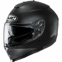 Integral Motorradhelm HJC C70 Doppel Visier Matt Schwarz