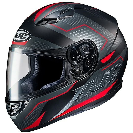 Integral Motorradhelm HJC CS-15 Trion MC1SF Schwarz Rot 3 Integral Motorradhelm HJC CS-15 Trion MC1SF Schwarz Rot