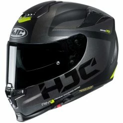 Integral Motorradhelm Hjc RPHA 70 Doppel Visier Balius MC5SF Schwarz Gelb
