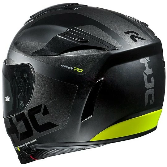 Integral Motorradhelm Hjc RPHA 70 Doppel Visier Balius MC5SF Schwarz Gelb 5 Integral Motorradhelm Hjc RPHA 70 Doppel Visier Balius MC5SF Schwarz Gelb – Bild 3