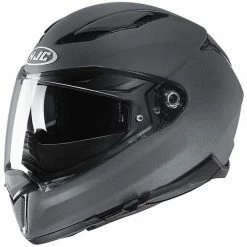 Integralhelm In Fiber Doppelvisier Motorrad HJC F70 Semi Matt Stone Stone