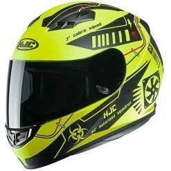 Integralhelm Moto HJC CS-15 TAREX MC4HSF Schwarz Gelb Fluo Matt