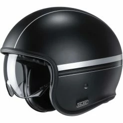 Jet Custom Helm Aus Fiber HJC V30 EQUINOX MC5SF Schwarz Matt Grau