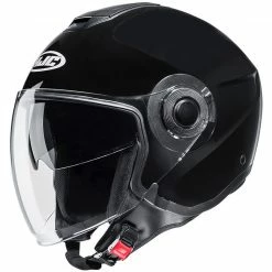 Jet Helm Doppelvisier HJC Moto I40 Solid Black