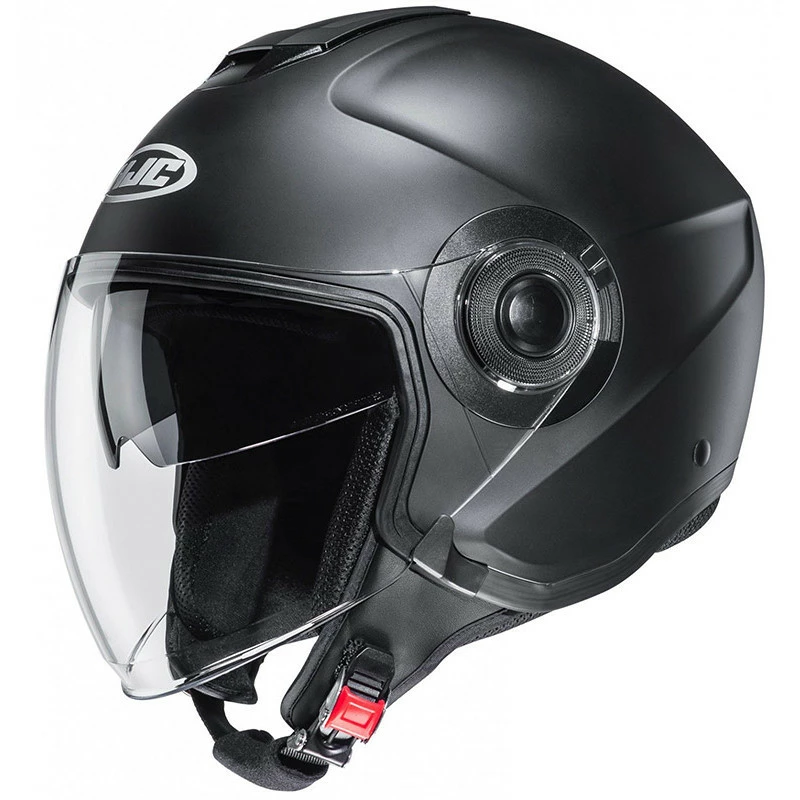 Jet Helm Doppelvisier Motorrad HJC I40 Semi Matte Black 3 Jet Helm Doppelvisier Motorrad HJC I40 Semi Matte Black
