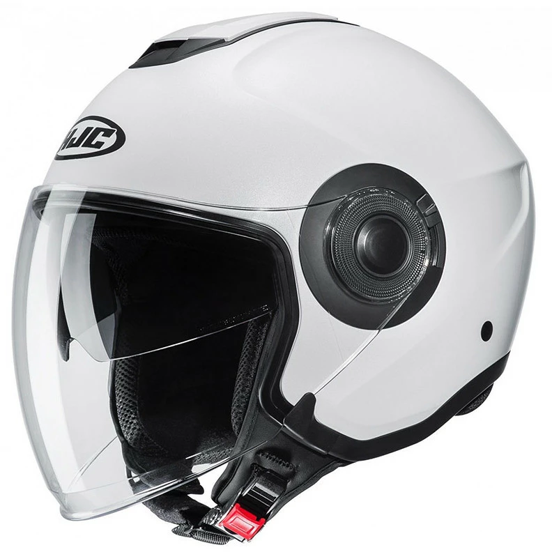 Jet Helm Doppelvisier Motorrad HJC I40 Semi Opaque Weiß 3 Jet Helm Doppelvisier Motorrad HJC I40 Semi Opaque Weiß