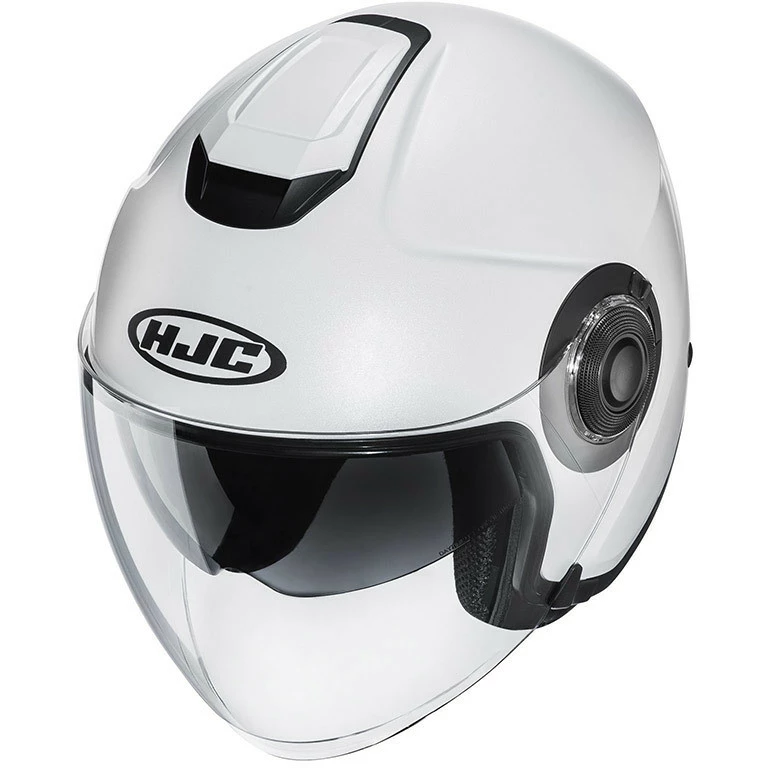 Jet Helm Doppelvisier Motorrad HJC I40 Semi Opaque Weiß 4 Jet Helm Doppelvisier Motorrad HJC I40 Semi Opaque Weiß – Bild 2