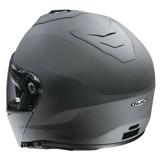 Modularer Doppelhomologationshelm P / J Moto HJC I90 UNI Mattgrau 5 Modularer Doppelhomologationshelm P / J Moto HJC I90 UNI Mattgrau – Bild 3