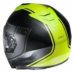 Modularer Helm Mit Doppelter Homologation P / J Moto HJC I90 DAVAN MC4HSF Schwarz Gelb Fluo -Hjc Store modularer helm mit doppelter homologation p j moto hjc i90 davan mc4hsf schwarz gelb fluo 85213