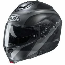 Modularer Motorradhelm HJC C91 TALY MC5SF Matt Schwarz Grau