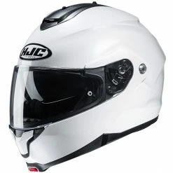 Modularer Motorradhelm HJC C91 UNI White Pearl