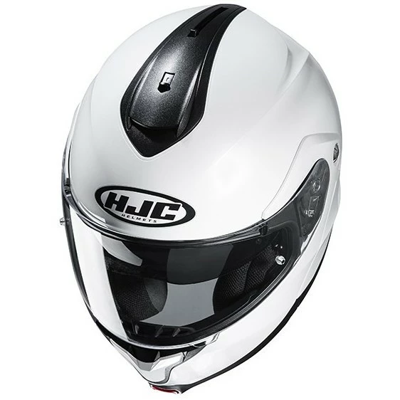 Modularer Motorradhelm HJC C91 UNI White Pearl 4 Modularer Motorradhelm HJC C91 UNI White Pearl – Bild 2