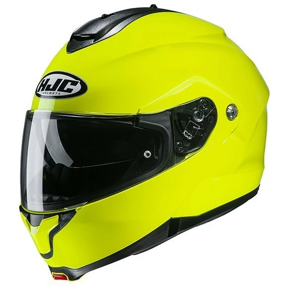Modularer Motorradhelm HJC C91 UNI Yellow Fluo 3 Modularer Motorradhelm HJC C91 UNI Yellow Fluo