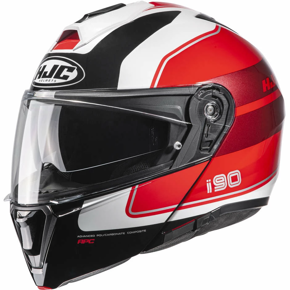 Modularer Motorradhelm Hjc I90 WASCO MC1 3 Modularer Motorradhelm Hjc I90 WASCO MC1