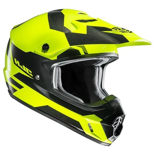 Moto Cross Enduro Helm HJC CS-MX II Pictor MC4H Schwarz Gelb 3 Moto Cross Enduro Helm HJC CS-MX II Pictor MC4H Schwarz Gelb