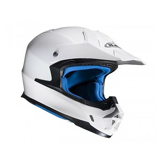 Moto Cross Enduro Helm HJC FX-Cross Glossy White 3 Moto Cross Enduro Helm HJC FX-Cross Glossy White