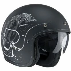 Motorrad Helm Jet HJC FG-70S Fiber Rockers MC-5F