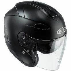 Motorrad-Sturzhelm Jet HJC IS-33 II Doppelmasken-Matte Black Seeds