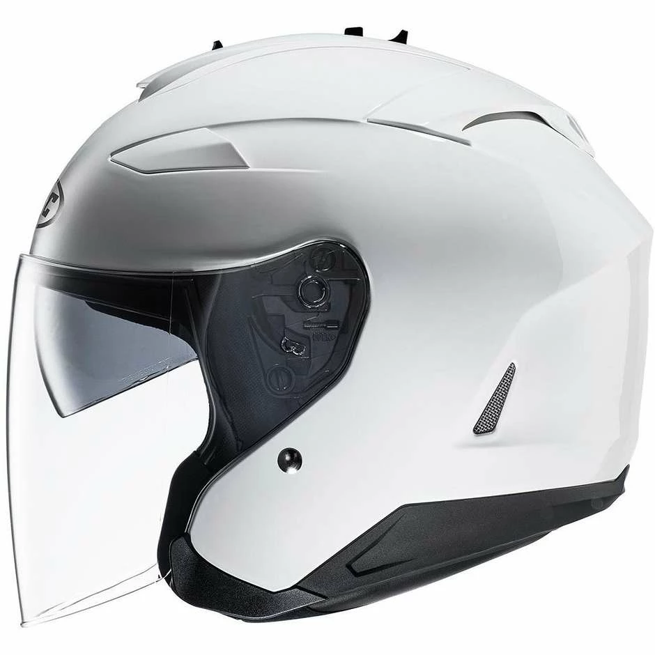 Motorrad-Sturzhelm Jet HJC IS-33 II Dual-Visor Shiny White 4 Motorrad-Sturzhelm Jet HJC IS-33 II Dual-Visor Shiny White – Bild 2