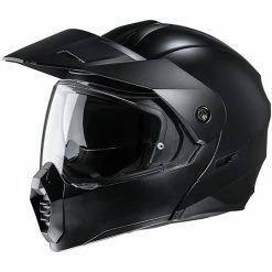 Touring Modular Motorradhelm HJC C80 UNI Schwarz Glänzend