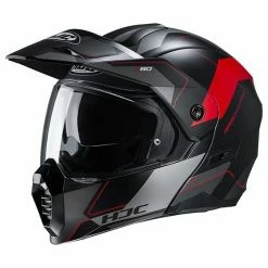 Touring Modularer Motorradhelm HJC C80 ROX MC1SF Schwarz Rot
