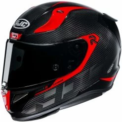 Vollcarbon Motorradhelm HJC RPHA 11 Carbon BLEER MC1 Rot
