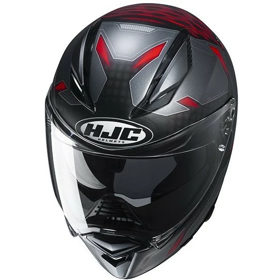 Vollgesichts-Motorradhelm Aus Faser HJC F70 DEVER MC1SF Matt Schwarz Rot 4 Vollgesichts-Motorradhelm Aus Faser HJC F70 DEVER MC1SF Matt Schwarz Rot – Bild 2