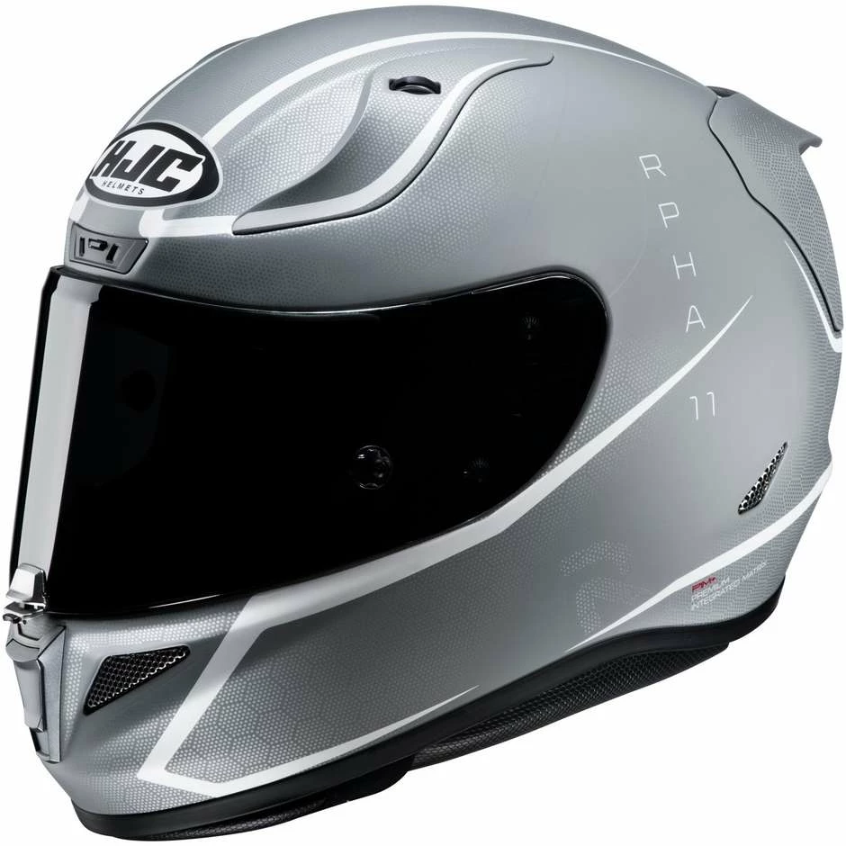 Vollgesichts-Motorradhelm Aus Faser HJC RPHA 11 JARBAN MC10SF Mattgrau 3 Vollgesichts-Motorradhelm Aus Faser HJC RPHA 11 JARBAN MC10SF Mattgrau